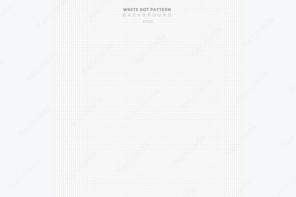 Abstract White Dots Pattern Background