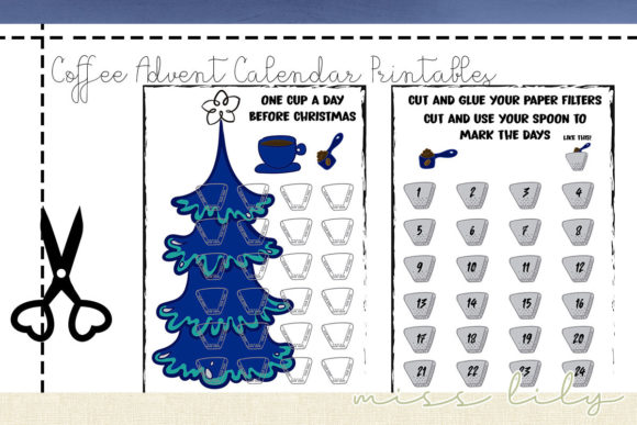 Christmas Coffee Advent Calendar Print: A Creative Catalyst for Modern Makers and Small Business Owners
