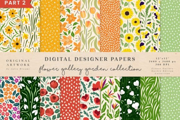 Flower Gallery Seamless Patterns Part 2: A Practical Resource for Consistent, High-Quality Visual Design