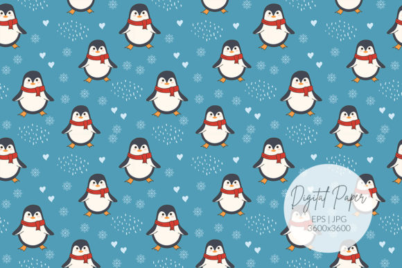 Penguin Seamless Pattern