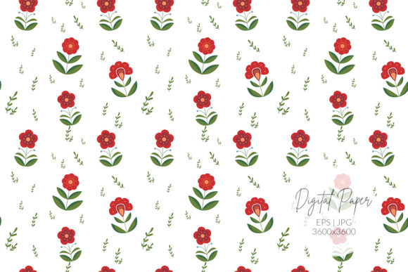 Seamless Flower Pattern Graphic: A Versatile Design Resource for Creative Professionals and Hobbyists