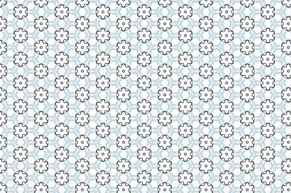 Seamless Pattern Wall Stencil
