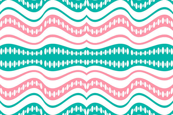 Waving Lines Vivid Seamless Pattern